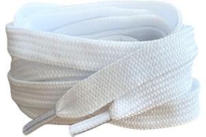 Smart Laces 120cm/47 Long Coloured Flat Trainer Shoe laces ideal replacement laces for adults or kids Trainers sneakers athletic shoes Sports Football Rugby boots Shoe Laces Shoelaces