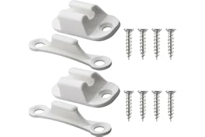 BOBOZHONG Caravana de puertas,2 piezas Cierres de Puerta para Caravana Blancas Accesorios Autocaravan para Caravana Blancas Retenedor de Tope de Puerta de Autocaravana