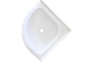 CARAVAN STUFF 4 U Mini Corner Basin Sink For Caravan Or Camper Van - White