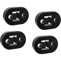 NIYATA Gomme Di Scarico Auto - 6 Pezzi Universali In Gomma, Fori 12mm, Antivibranti - Foto 3