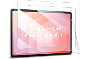 ZtotopCases 2 Stück Displayschutzfolie für Samsung Galaxy Tab S11/S10/S9/S8 Ultra 14.6 Zoll 2025/2024/2023/2022, 9H Gehärtetes Glas Schutzfolie für Galaxy Tab S11 Ultra/S10 Ultra/S9 Ultra/S8 Ultra