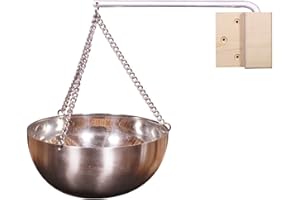 Sauna Copper Bowl/Herb Bowl Sauna Accessories for Sauna and Spa Steam Stones Sauna Oven Menthol Crystals Stainless Steel Bowl Sauna Oven ("Evenlyao" Arrives Within 15 Days)