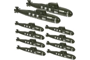 TOYANDONA 12St simuliertes U-Boot -U-Boot-Modell Sandspielzeug Tiefsee Kriegsschiffe Toys -U-Boote Landschaftsgestaltung von U-Booten pp Green