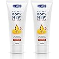 SZ STAR Body Serum Lotion, Care & Protect, Daily Moisturizing Body Lotion with Vitamin C & Avobenzone, Triple UV Protection, Nourishes Dry Skin for Visible Radiance, 100ml (Pack of 2)