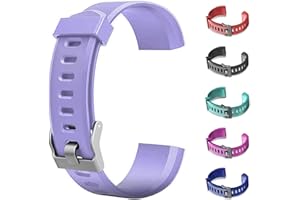 CXINLky Ersatzbänder, Uhrenarmbänder aus Silikon für ID115Plus HR Smart Watch, Verstellbare Riemen, Buntes Uhrenarmband Zubehör für ID115Plus HR Smartwatch