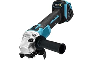 KUWPBBT Akku Winkelschleifer 125 mm Kabellos,Kompatibel mit Makita 18V Akku, 7000 RPM Bürstenloser Motor Kabelloser Winkelschleifer zum Schneiden, Schleifen, Polieren, usw. (Akku nicht enthalten)