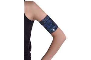 KAIO-DIA Dia-Band, mankiet ochronny do sensora glukozy Freestyle Libre, Medtronic, Dexcom lub Omnipod - Wygodna i wielokrotnego użytku opaska dla diabetyków. (L (29-32 cm))