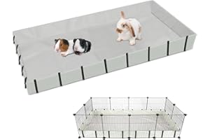 Mfsdai Wasserdicht Oxford-Stoff Unterlage für Meerschweinchenkäfig(Käfig Nicht enthalten),Meerschweinchen Bettwäsche Käfige Liner,Waschbar Meerschweinchen PIPI Pads Matte für Kaninchen Hamster XL
