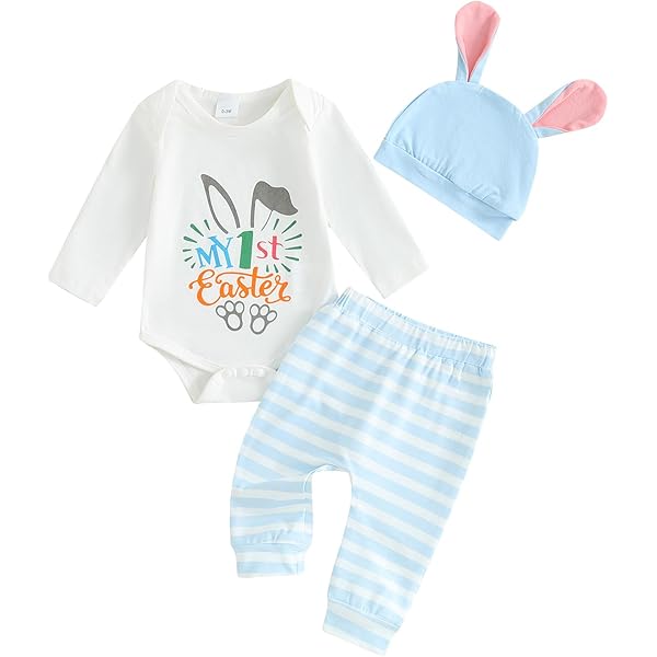 Tutina Neonato Coniglietto Pasqua - Pagliaccetto Oversize Con Cappuccio E Orecchie - Cotone Misto - 0-18 Mesi - Foto 13