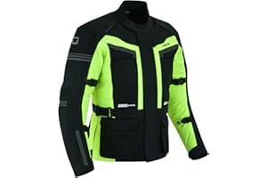 BOSmoto Motorradjacke Herren Motorrad Jacke Wasserdicht Winddicht mit Protektoren Roller Biker Touren