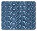 Produktbild Nautical Mouse Pad, Cute Baby Seals with Florally Ornamented Bodies Swimming in The Sea with Fishes Gaming Mousepad Office Mouse Mat Multicolor