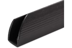 ‎KOPIERLADEN KARNATH GMBH Klemmschienen zum Binden von Dokumenten, ohne Lochungen, schwarz, 6 mm, 100 Stück, für bis zu 25 Blatt