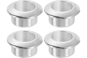 QUARKZMAN 4 stycken 18 mm (0,71 tum) nylon skrivbordsmatningar, plastkabelgenomföring skydd, trådkabelarrangör för datorbord