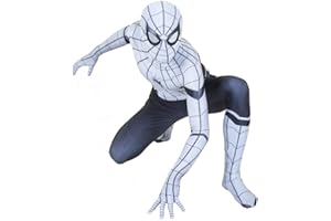 ZXDFG Spiderman Kostume Kinder Fasching Spiderman Kostüm Jungen Homecoming Anzug 3d Print Mit Maske Halloween Karneval Superhelden Cosplay Echte Spiderman Kostüm Mädchen Rot far from Home
