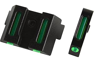 Ranstac Viseur Tactique Ensemble de Visée Avant et Arrière à Fibre Optique CJ/JXM-03