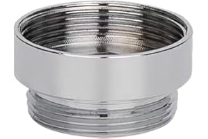 XNTONG - Wasserhahn-Adapter, Innengewinde M24 auf Außengewinde M22 Wasserhahn Luftsprudler Adapter, Geeignet für Belüfteranschluss an Küchenarmaturen,(M24-M22)