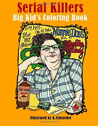Serial Killers: Adult Coloring Book