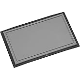 WMF Touch Schneidebrett Kunsstoff 32 x 20 cm, Tranchierbrett mit Saftrille, Küchenbrett klingenschonend, schwarz