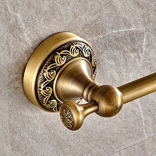 Weare Home Klassic Solide Kupfer Einzeln Handtuchstangen Handtuchhaken Handtuchhalter, mit Einschnitt Retro Bronze Beschichtung Wandmontage Haltbar Badzubehör Badaccessoires Dekor für Küche - 3