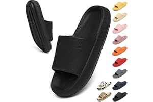 Geweo Hausschuhe Badeschuhe Herren Damen Pantoffeln Badeschlappen Super Weich Rutschfeste Unisex Strand Sandalen Indoor Slippers Dicke Sohle Duschsandale