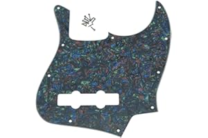 Dopro Jazz Bass J Bass Pickguard für USA / Mexikanische 4 Saiten Fender Jazz Bass Abalone Pearl