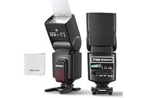 NEEWER TT560 Flash Speedlite Kompatibel mit Canon Sony Nikon Panasonic Olympus Pentax und anderen DSLR, Studiolicht Digital Camera Speedlight mit Standard Hot Shoe, Mini Stand, Reinigungstuch & Tasche