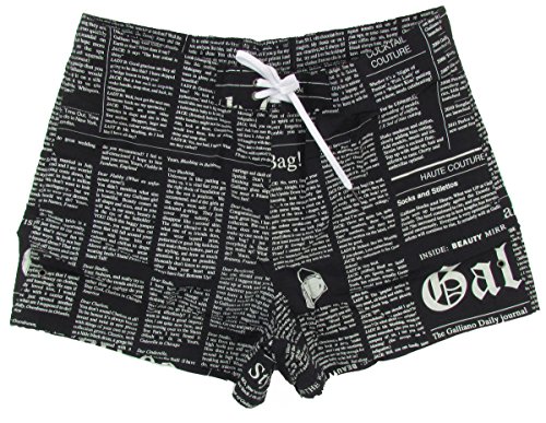 GALLIANO - Bañador - para Hombre Negro Large