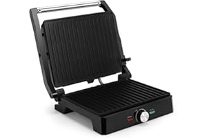 SUPERLEX 4 Slice 2000W Panini Press Grill,Multifunctional Healthy Cooking For Toasted Sandwiches,Kebabs,Steak, Meat, Automatic Temperature Control,180°Flat Open Large Grill