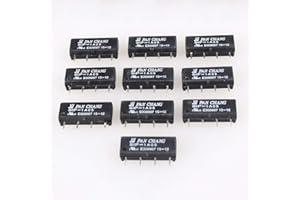 AILOVA Relais Modul, 10 Stück 5V Relaismodul SIP-1A05 4 PIN Reed Switch Relais