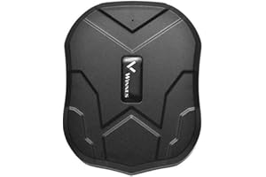 WINNES TKMARS - Localizador GPS con imán potente (3 meses de batería en reposo) en tiempo real, GPS/GPRS/GSM, antirrobo para coches, motos y camiones, rastreador
