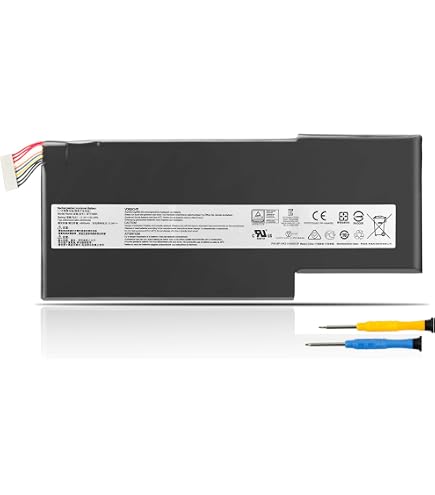 Powerforlaptop BTY-M6J - Batería de repuesto para portátil compatible con MSI GS63 GS63VR GS73 GS73VR 6RF Stealth Pro 6RF-001US BP-16K1 -31 BTY-U6J