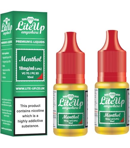 Just Juice Superior E-Liquids Vape Liquid with - Pure Mint ICE Flavour