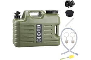 Sparkstarses 18L Camping bidon Eau avec Robinet, jerrican Alimentaire sans BPA, réservoir d'eau en Plastique pour Cuisine, Camping-Car, Van, Camion, Camping, école, hôpital, extérieur