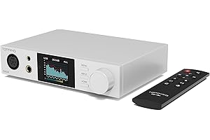 TOPPING DX5 II Hi-Res DAC & Headphone Amp Combo – Dual ES9039Q2M, X-Hybrid Amp, 10-Band PEQ, LDAC Bluetooth 5.1, 4.4mm Balanced & 6.35mm Headphone Output, Preamp Mode, 12V Trigger (White)