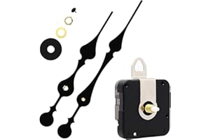 Jemcgrl 16Mm Quartz Bricolage Horloge Murale Moteur Kit MéCanisme de Mouvement Grande Pelle Horloge PièCes RéParation Remplacement Mouvement