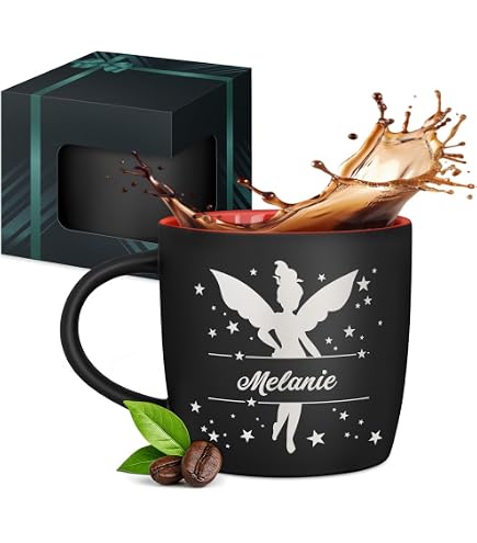 Persönliche Tasse Mit Namen Annika | Blaue Namenstasse Mit Positiven Eigenschaften | 325 Ml, Spülmaschinenfest