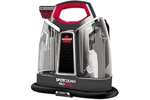 BISSELL SpotClean ProHeat, Carpet Cleaner with HeatWave Technology, Portable Spot Cleaner, Powerful Upholstery Cleaner with 330W Motor, Carpet Stain Remover for Carpets, Sofa Cleaner & Car, 36981