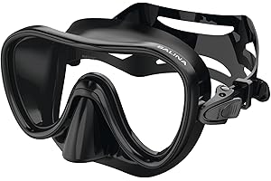 Seac Salina SLT, Maschera Subacquea per Uomo, Donna e Bambini in silicone, Ideale per Snorkeling