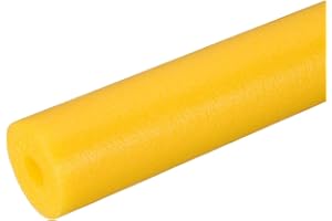 PATIKIL Pipe Insulation Foam Tube, Pool Noodles Foam Tubing Covers 13/16" (20mm) ID x 3.3FT x 2-3/4" OD for Swimming Pool Handle Heat Preservation Protective Sleeve, Golden