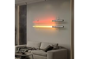 BYTOTU Lightsaber Holder Wall Mount-Lightsaber Stand Wall Display-2 Layer -Lightsaber Wall Mount Horizontal-Lightsaber Placement Display-Pixel Saber Mount for Wall-Plexiglass - (Swords Not Included)