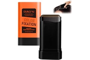 QUIXION HaarfäRbekamm, HaarfäRbestift, Haar Concealer Grauhaarabdeckung, 2-In-1 Instant HaarfäRbestift Mit Integriertem, Wasser- Und SchweißFest FüR Graues Haar Instant Hair Stick (Braun)(3)
