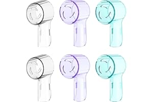 WEKIWGOT Lot de 6 étuis de protection pour brosse à dents Oral-B, compatibles avec les brosses à dents électriques Oral-B IO, protège la tête de brosse à dents et voyage confortable, Couleurs