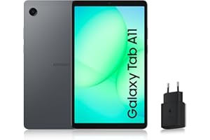 Samsung Galaxy Tab A11 8.7" WiFi 64 Go, Tablette Android, RAM 4 Go, Son 3D, Gris, Chargeur Secteur Rapide 25W Inclus, Version FR