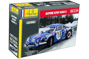 Outletdelocio. Heller - 80745 - Maquette de voiture Alpine A110 1600S - Kit de montage - Échelle 1/24