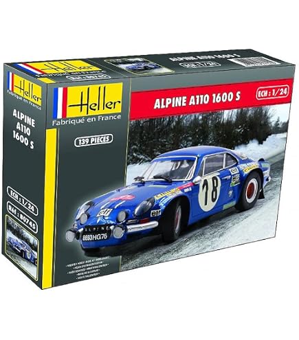 Maquette Alpine A110 1600 S - échelle 1/24 - HELLER 80745