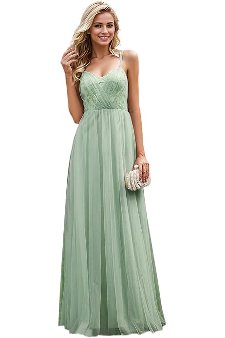 Abito Cerimonia Donna Vestito Elegante Donna Ever-Pretty Senza