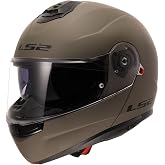 LS2 STROBE 2 Mat Kum Kask, ECE 22.06 P/J Sertifikalı Profesyonel &Ccedil;ene A&ccedil;ılır Mod&uuml;ler Motosiklet Kaskı, KPA Kabuk, Dahili G&uuml;ne