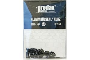 ‎PREDAX Predax Klemmhülsen - 50 Quetschhülsen für Stahlvorfächer