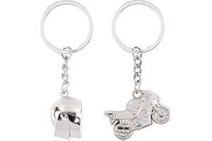 BETESSIN Porte-Clés de Voiture en Métal Porte-Clés Créatif Pendentif Personnalisé Accessoire Cadeau Décoration pour Voiture