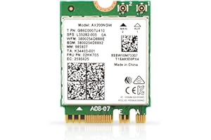 HighZer0 Electronics AX200 Wi-Fi 6 Adapter | Dual-Band 802.11ax M.2 WiFi Card for PC | Up to 2.4 Gbps | No vPro | Supports Bluetooth 5.2 & Intel, AMD, Windows 10/11, Linux AX200NGW